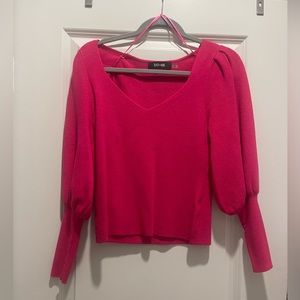 DO+BE hot pink sweater
